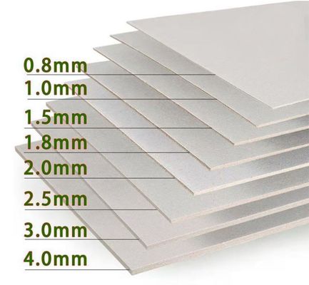 双面灰色板 787x1092mm 889x1194mm グレー 紙板 PE コーティング パルプ素材 包装用