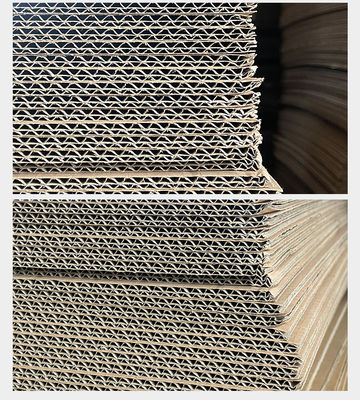 厚さの二重波紋シート パッド 二重壁シート ブラウン
